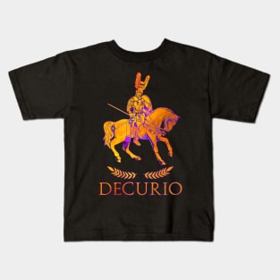 Roman officer on horseback - Decurion Kids T-Shirt